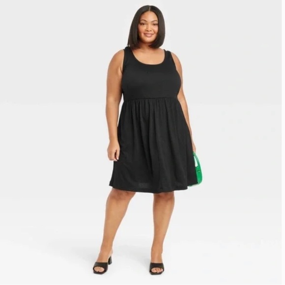 Ava & Viv Babydoll Empire Waist Dress - Picture 3 of 4